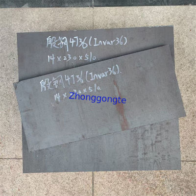4j36 Πλάκα χάλυβα από κράμα ακριβείας Invar 36 1250mm Για φαρμακευτικό εξοπλισμό