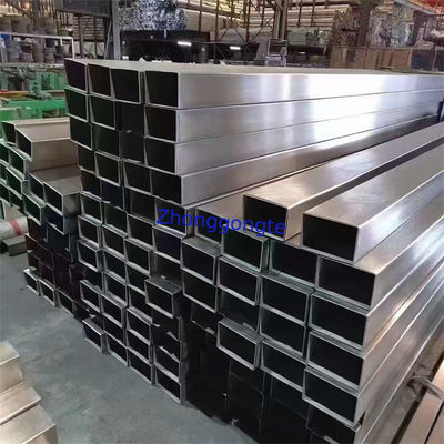 304 / 316 904 2205 স্টেইনলেস স্টীল স্কয়ার টিউব ASTM / JIS Seamless Stock